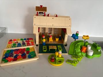 Vintage Fisher Price Schooltje #915 beschikbaar voor biedingen