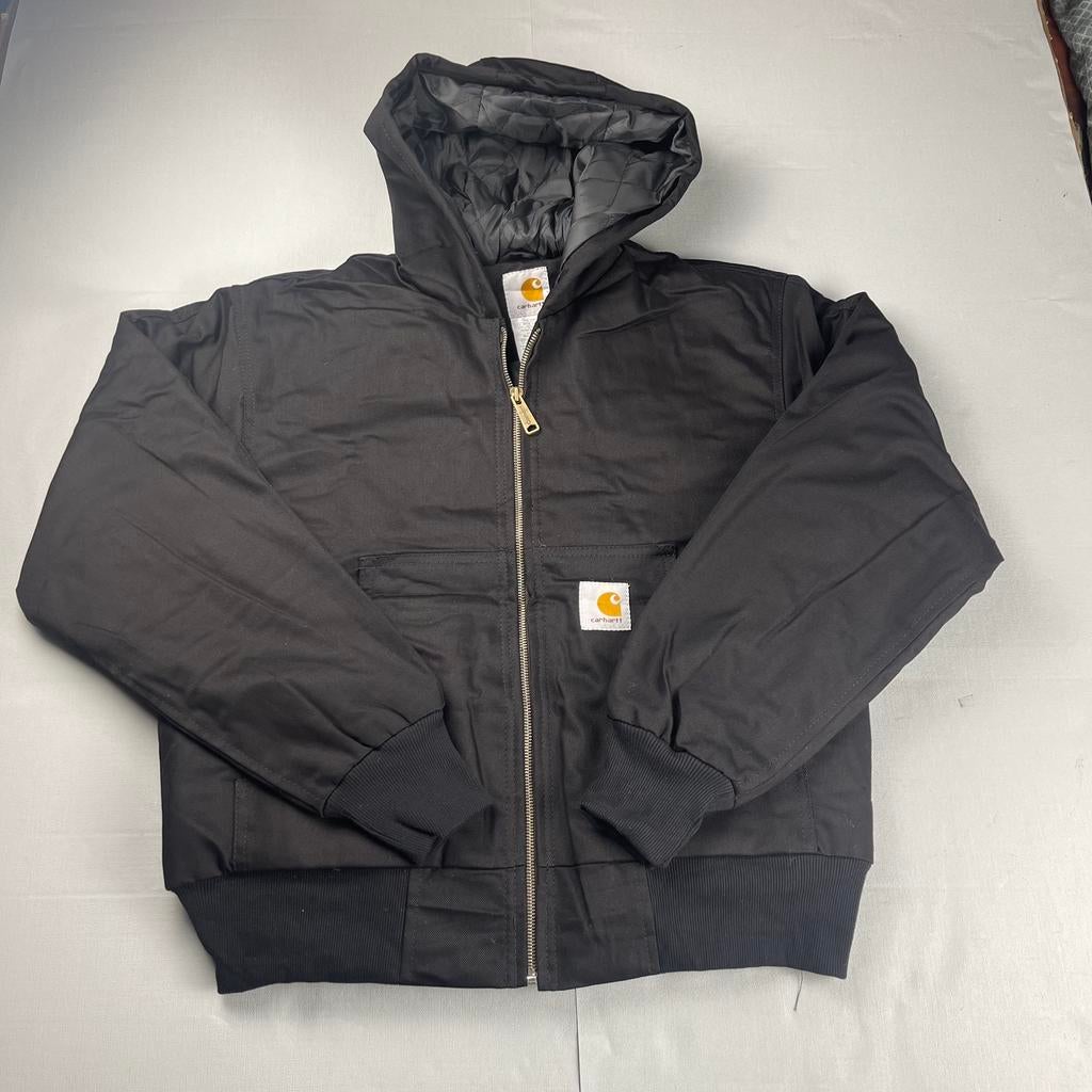 Vintage Carhartt Detroit EJ001 Jas - Zwart - Maat L, Verzenden, Gedragen, Maat 52/54 (L), Zwart