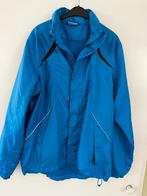 Mooi blauw wielren regenjack maat M, Ophalen, Zo goed als nieuw, Helm