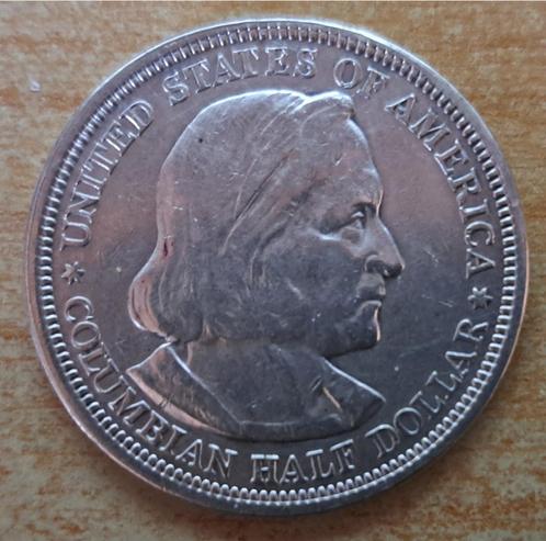Verenigde Staten, Half Dollar 1892 - zilver, Postzegels en Munten, Munten | Amerika, Losse munt, Noord-Amerika, Zilver, Ophalen of Verzenden