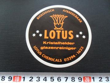 sticker Avenhorn LOTUS Chemicals  kristalheder glazenreinige beschikbaar voor biedingen