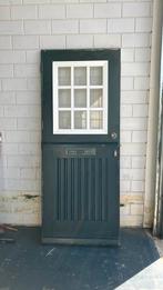 Hardhouten voordeur, Doe-het-zelf en Verbouw, Deuren en Horren, Ophalen, Gebruikt, 80 tot 100 cm, Buitendeur
