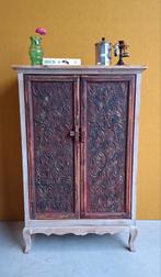 Vintage meidenkastje, kastje, sierlijke pootjes, kast, Ophalen, Gebruikt, Vintage, Nvt