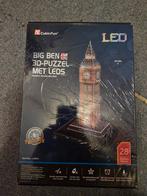 3D LED puzzel Big Ben **Nieuw**, Hobby en Vrije tijd, Denksport en Puzzels, Ophalen, Minder dan 500 stukjes, Zo goed als nieuw