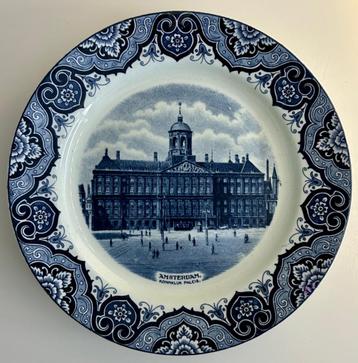 Wandbord Amsterdam Koninlijk Paleis Delfts Blauw beschikbaar voor biedingen