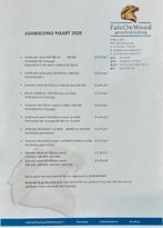 FalcOnWood gevelbekleding, Ophalen, Minder dan 25 mm, Nieuw, Plank