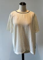 ZGAN creme wit Hema blouse shirt top L 44 46 korte mouw, Wit, Maat 42/44 (L), Ophalen of Verzenden, Zo goed als nieuw