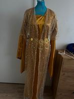 Gouden Galajurk met Pailletten, Maat 38/40 (M), Verzenden, Geel, Zo goed als nieuw
