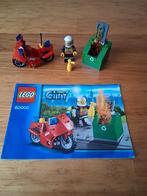 Lego city Brandweermotor 60000 complete set met boekje, Ophalen of Verzenden, Zo goed als nieuw