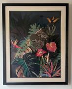 Tropische Jungle Paradijs Collage in Lijst met Glas, Ophalen