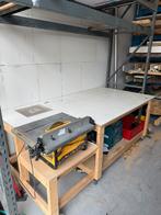 Zaagtafel inclusief tafelzaag. 125x214x95, Doe-het-zelf en Verbouw, Gereedschap | Zaagmachines, Ophalen, Gebruikt, Dewalt, 70 mm of meer