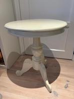 Vintage Houten Bijzettafel / Plantentafeltje, Huis en Inrichting, Tafels | Bijzettafels, Ophalen, Minder dan 55 cm, Gebruikt, 60 cm of meer