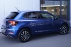 Volkswagen Polo 1.0 TSI Life, Stof, Gebruikt, 95 pk, Blauw