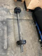 Technogym vaste halter stang met gewichten 32 kg, Ophalen, 32 kg, Halter stang, Halterset