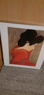 Schilderij met reproductie., Ophalen