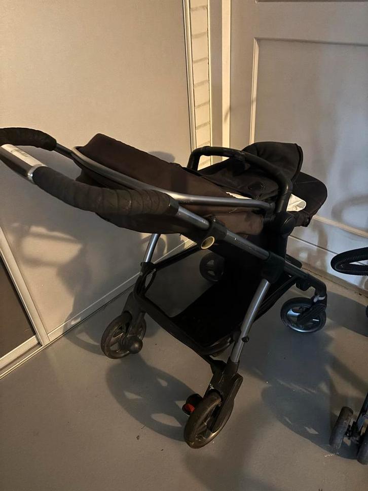 Complete Silver Cross kinderwagen, wandelwagen, buggy + auto, Kinderen en Baby's, Kinderwagens en Combinaties, Gebruikt, Combiwagen