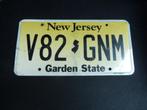 Kentekenplaat licenseplate New Jersey no. 4 USA, Gebruikt, Verzenden