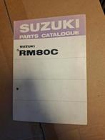 Suzuki RM80C Onderdelen Catalogus, Motoren, Ophalen of Verzenden, Suzuki