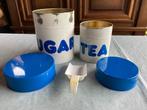 Voorraadbussen - suiker en thee bewaarbus - vintage, Ophalen of Verzenden