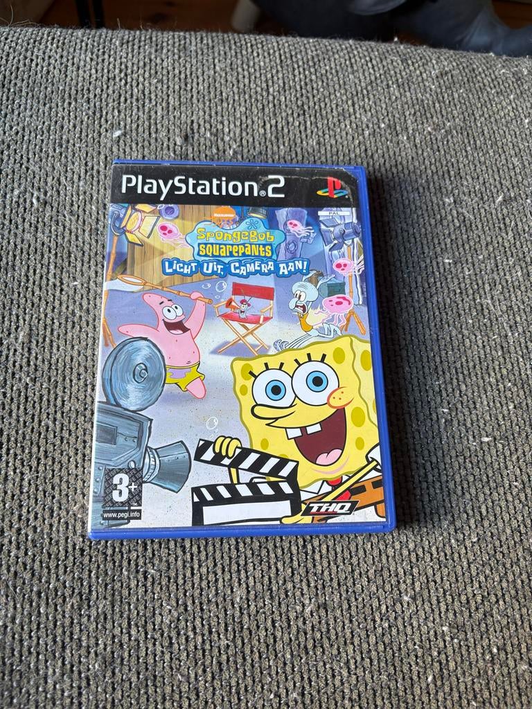 PS2 Game - SpongeBob SquarePants: Light, Camera, Action!, Avontuur en Actie, Gebruikt, 1 speler, Ophalen of Verzenden