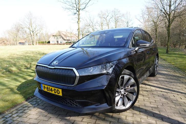 Skoda Enyaq iV 80 First Edition High | Leer | Panorama dak |, Auto's, Skoda, Bedrijf, Te koop, Enyaq, ABS, Achteruitrijcamera