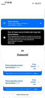 Outworld x Rotterdam Rave 4x, Drie personen of meer, Overige soorten