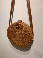 Ronde tas - zgan - 20cm, Ophalen of Verzenden, Zo goed als nieuw, Bruin, Schoudertasje