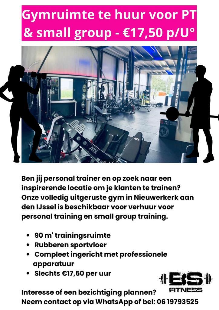 Verhuur personal training ruimte, Diensten en Vakmensen, Personal trainers