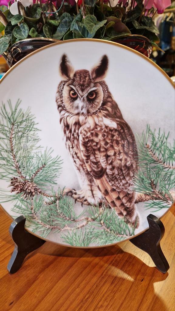 4 Vogel Borden Franklin Porselein, Antiek en Kunst, Antiek | Wandborden en Tegels, Ophalen of Verzenden