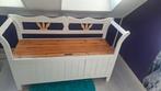 houten klepbankje, Huis en Inrichting, Ophalen, Gebruikt, 100 tot 150 cm, Minder dan 50 cm