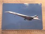 Air France Concorde F-BVFS Luchtvaart Vliegtuig grote kaart, Ophalen of Verzenden, Zo goed als nieuw, Kaart, Foto of Prent