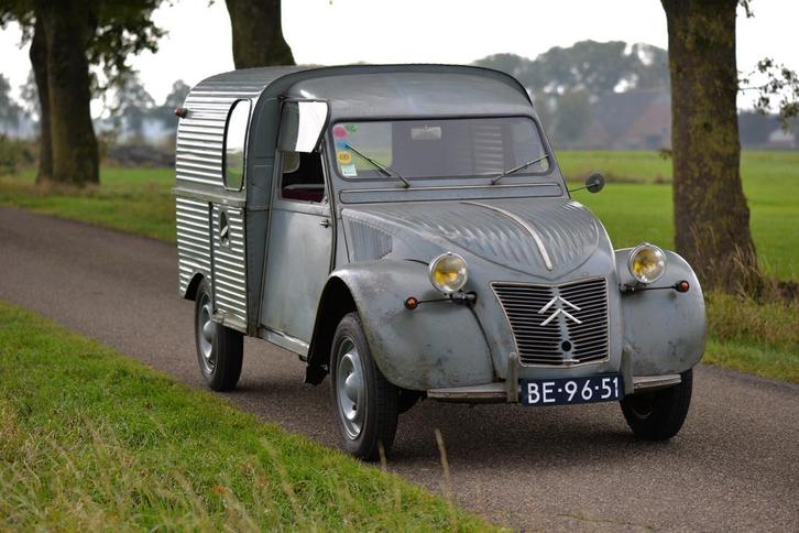 Citroën 2CV 1962 AZU 250 bestel eend, uniek., Auto's, Bestelauto's, Particulier, Citroën, Benzine, Geïmporteerd, Zilver of Grijs