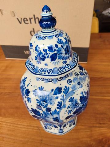 Delfts Blauwe Pot met Deksel beschikbaar voor biedingen