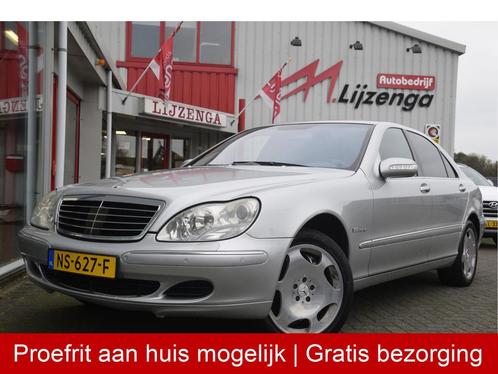 Mercedes-Benz S-Klasse 600 Lang Youngtimer | Leer | Stoelkoe, Auto's, Mercedes-Benz, Te koop, S-Klasse, ABS, Airbags, Airconditioning