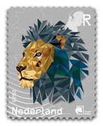 NL crypto zegel 2 - zwart met NFT, Ophalen, Na 1940, Postfris