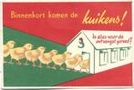 Weesperkarspel;  Reclamekaart P. Sluis, Verzenden, 1940 tot 1960, Ongelopen, Noord-Holland