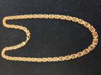 14 k gouden platte koningsketting 64,5 gram 65,5 cm, Sieraden, Tassen en Uiterlijk, Kettingen, Ophalen of Verzenden, Nieuw, Goud