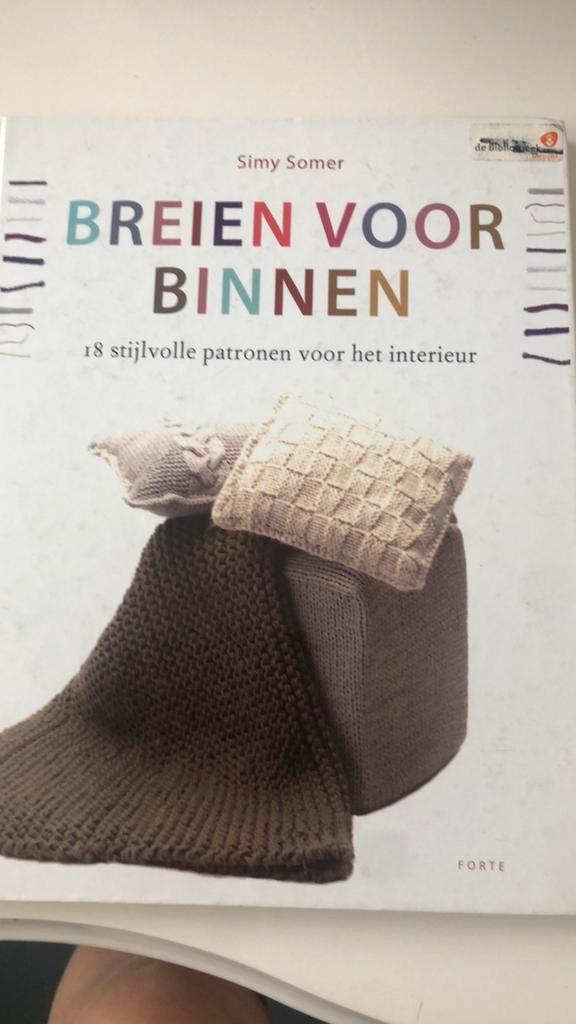 Simy Somer - Breien voor binnen, Boeken, Hobby en Vrije tijd, Gelezen, Breien en Haken, Ophalen