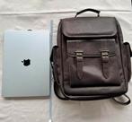 Leather backpack, case and wallet, Computers en Software, Laptoptassen, Ophalen of Verzenden, 15 inch, Zo goed als nieuw, Rugzak