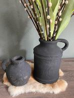 Set vazen zonder bloemen, Ophalen of Verzenden, Zo goed als nieuw, Steen, Minder dan 50 cm