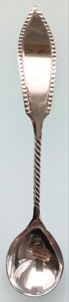 Zilveren sjamlepel, Antiek en Kunst, Antiek | Goud en Zilver, Zilver, Ophalen of Verzenden