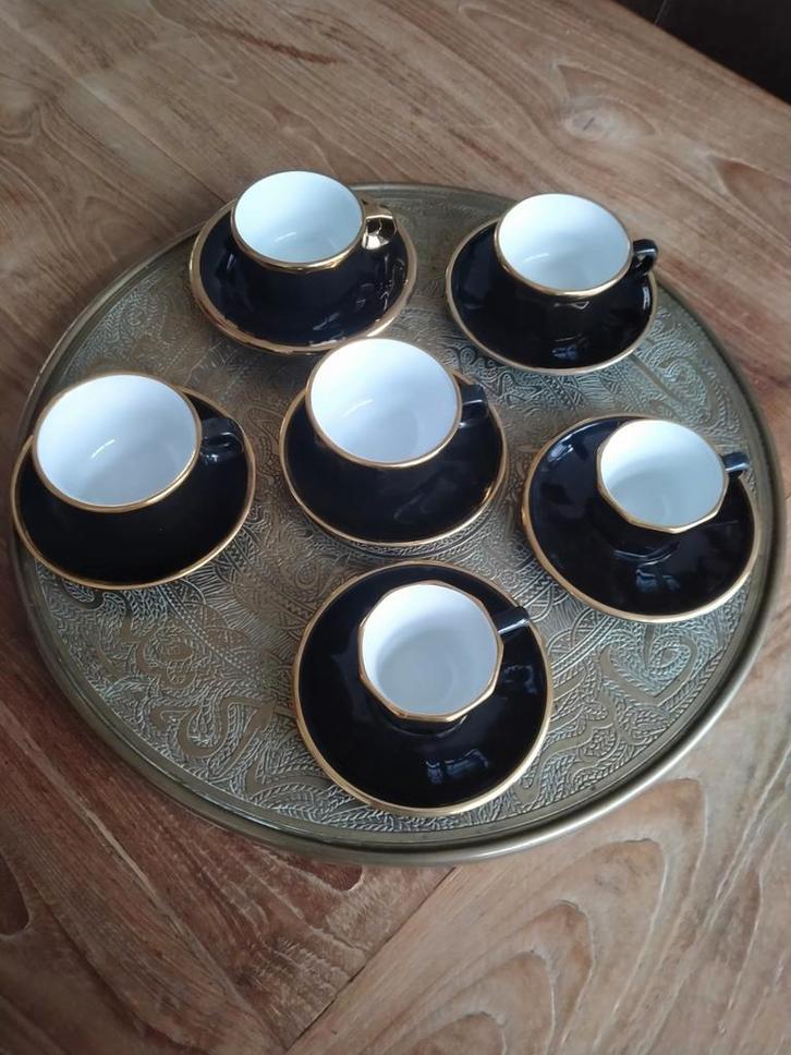 Gave, porseleinen kop en schotels Apilco, Walküre, Pillivuyt, Antiek en Kunst, Curiosa en Brocante, Ophalen of Verzenden