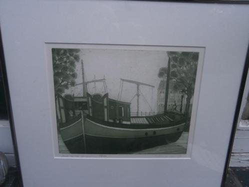 Leatitia de Haas, 2 Mooie Gekl LETSEN in Pr Lijst AFH Prijs, Antiek en Kunst, Kunst | Etsen en Gravures, Ophalen