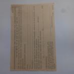 Inlichtingen formulier voor aardappelkaarten md 32 1942, Ophalen of Verzenden, Duitsland, Boek of Tijdschrift