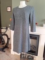 Gerry Weber grijze rozen jurk met bies pencil dress 40, Verzenden, Maat 42/44 (L), Zo goed als nieuw, Knielengte