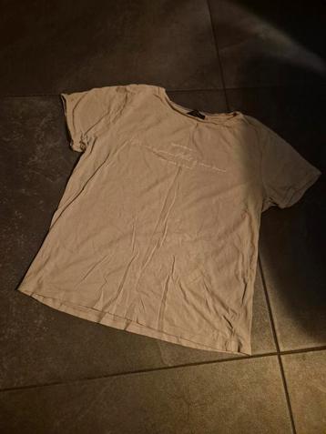 Amisu shirt beige/grijs maat M - Nieuwstaat beschikbaar voor biedingen