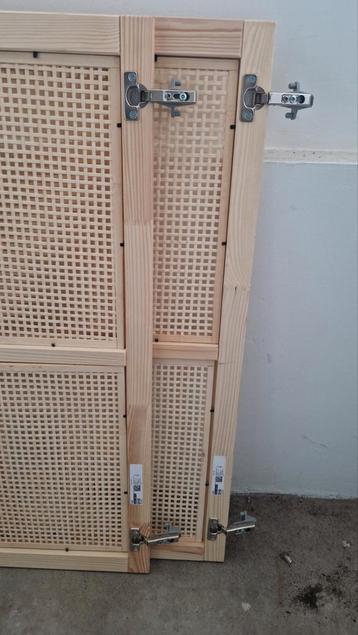 2x IKEA IVAR kastdeur met rotan - zo goed als nieuw - afbeelding 3