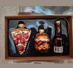 5 x (kerst) hangers,croissant,pizza,fles,hamburger., Diversen, Kerst, Nieuw, Ophalen of Verzenden