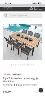 Fuji Tuinstoelen - 3 stuks - Nieuw in doos. Per stuk 45 euro, Ophalen of Verzenden, Nieuw, Aluminium