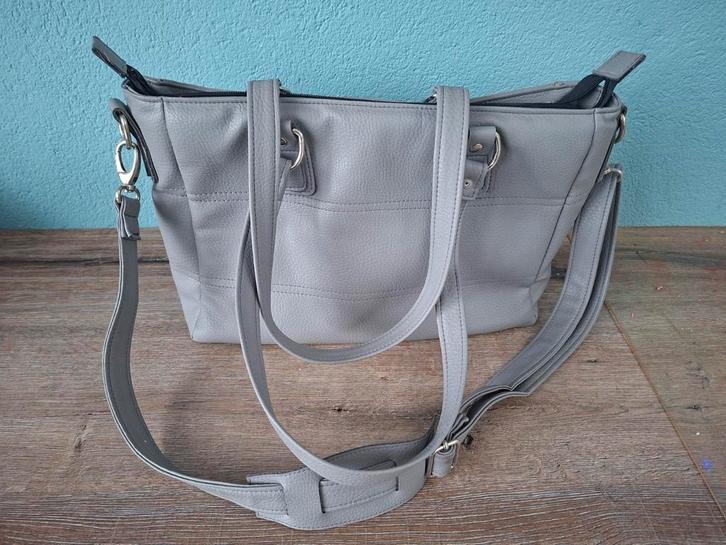 Rosa Bags grijze fototas, Sieraden, Tassen en Uiterlijk, Tassen | Damestassen, Zo goed als nieuw, Overige typen, Grijs, Ophalen of Verzenden